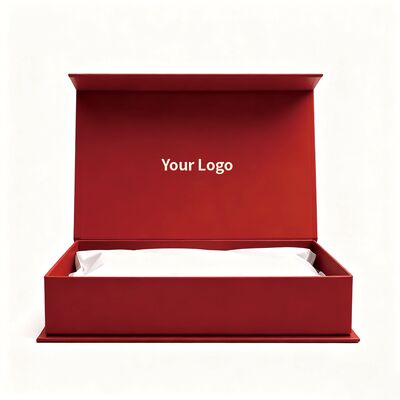 Kotak Kertas Kaku Kardus Vernis Daur Ulang yang Dapat Disesuaikan Kotak Hadiah Magnet untuk Kosmetik