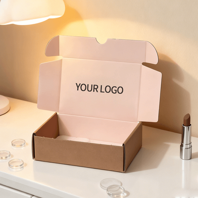Custom Logo Mailer Box Kotak kemasan pengiriman bergelombang untuk produk e-commerce