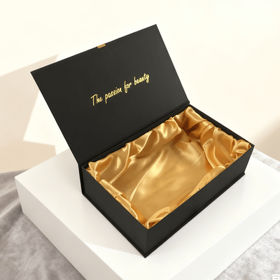 Eco Friendly Luxury Gift Box Art Paper Magnetic Flap Lid Box Packaging Paper Box dengan sisipan